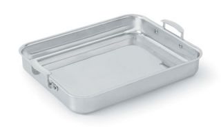 Vollrath 4.6 qt Large Food Pan with Handles   Aluminum Bottom, 18 ga Stainless