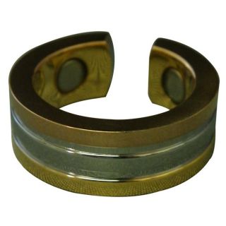 Tri tone Magnetic Stainless Ring