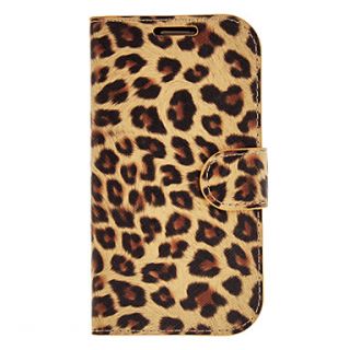 Yellow Leopard Print Pattern PU Leather Protective Pouches for Samsung Galaxy S3 I9300