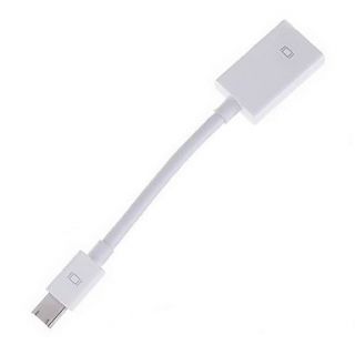 Mini DisplayPort DP Male to HDMI V1.4 Female Adapter Cable White (15CM)