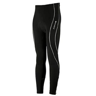 Unisex High elastic Spandex Black Cycling Pants with 3D Sponge Pad