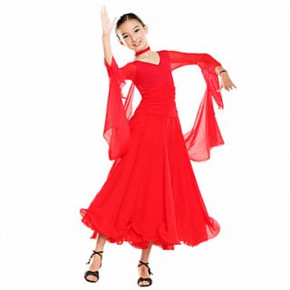 Dancewear Viscose And Tulle Dance Dress For Children(More Colors)