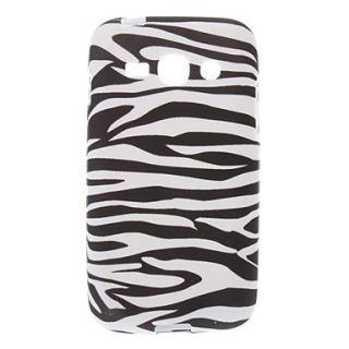 Zebra Stripe Pattern TPU Soft Back Cover Case for Samsung Galaxy ACE 3 S7272