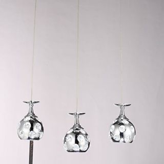 Modern Creative 3 Light Pendant In Cup Shade
