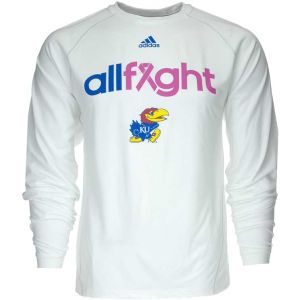 Kansas Jayhawks adidas All Fight Clima Long Sleeve T Shirt