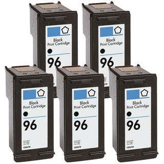 Hp 96 (c8767wn) Black High yield Compatible Ink Cartridge (pack Of 5) (Black Print yield 1045 pages at 5 percent coverageNon refillableModel NL 5x HP 96 BlackThis item is not returnable Warning California residents only, please note per Proposition 65,