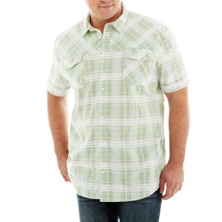 I Jeans By Buffalo Marlow Woven Shirt Big and Tall, Washed Lime, Mens