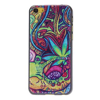 Oil Painting Designed Exaggerated Color Pattern Hard Case for iPhone 5C