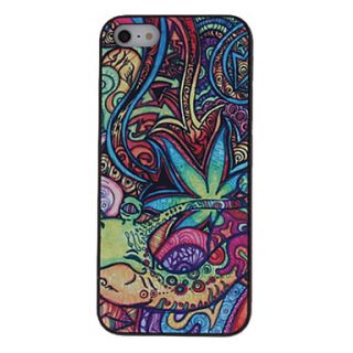 Colorful Oil Painting Pattern Hard Case with Matte Back Cover with Matte Back Cover for iPhone 5/5S