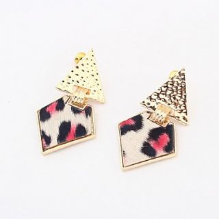 Fashion Alloy Leopard Print Womens Earings(More Colors)