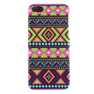 Special Geometric Pattern Smooth Hard Case for iPhone 5C