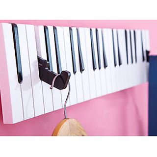 5.5Creative Piano Style Coat Hook(16 Hooks)