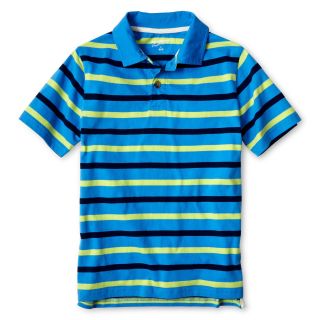 ARIZONA Striped Polo Shirt   Boys 6 18, Blue, Boys