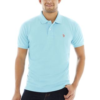 U.S. Polo Assn. Piqué Polo, Blue, Mens