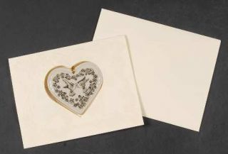 Lenox China Wedding Promises Collection Gift Card w/China Heart, Fine China Dinn