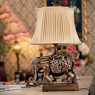 Modern Elephant Style Resin Table Lamp