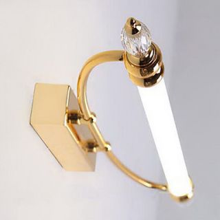 Bulb Included Bathroom Wall Lamp, 1 Light, Contemporary Metal Electroplating