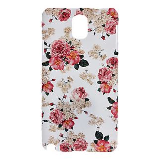 Rose Painting Pattern Plastic Hard Back Case Cover for Samsung Galaxy Note 3