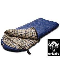 Grizzly Rip stop 25 degree Sleeping Bag (Blue  )