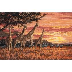 Savannah Sundown Counted Cross Stitch Kit 7 3/4x11 3/4 18 Count