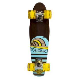 Kryptonics Wood Torpedo Skateboard   Multicolor