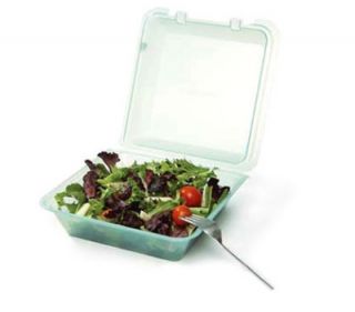 GET Eco Takeouts Food Container w/ 1 Compartment, Jade Polypropylene