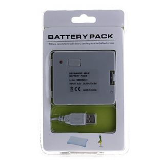 USB Rechargeable Battery Pack (3800mAh) for Wii/Wii U Fit Balance Board