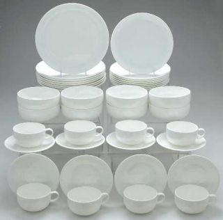 Wedgwood Clouds (Kelly Hoppen) 40 Piece Set, Fine China Dinnerware   Blue Circle