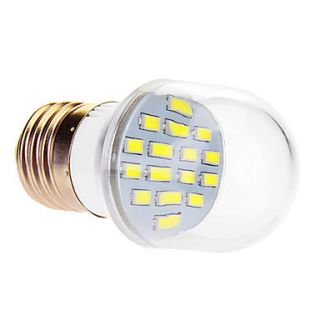 E27 7W 16x5630SMD 610LM 5500 6500K Cool White Light LED Globe Bulb (220 240V)