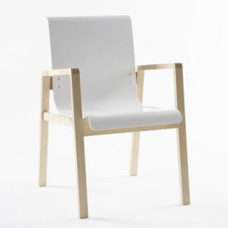 Artek Seating Hallway Arm Chair 403 11000 Finish White