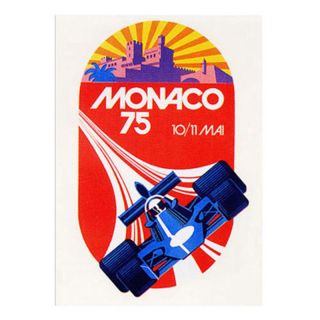Trademark Global Inc Monaco 1975 Canvas Wall Art by George Ham   18W x 24H in.