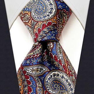 Business Elegant Floral Print Necktie