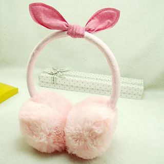 Childrens Rabbit Ear Plush Earmuffs(Random Color)