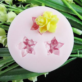 Three Holes Flower Silicone Mold Fondant Molds Sugar Craft Tools Resin flowers Mould Molds For Cakes
