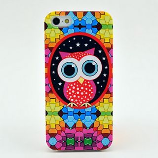 Cartoon Owl Pattern Soft Tpu Imd Case for iPhone 5/5S