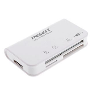 PISEN USB 3.0 All in one Card Reader (White)