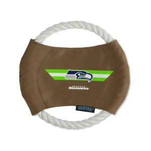 Seattle Seahawks Rope Frisbee Pet Toss Toy