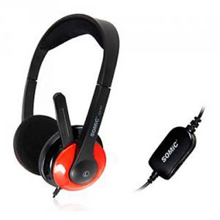 Somic EV 63 Elegant 3.5mm Gaming On Ear Headphone with Mic and Remote for PC/PS3