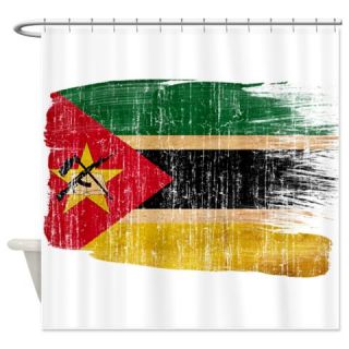  Mozambique Flag Shower Curtain  Use code FREECART at Checkout