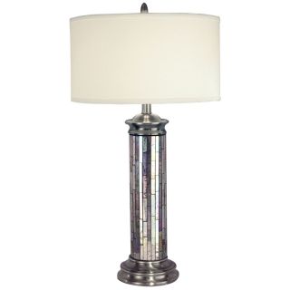Dale Tiffany Silver Mosiac Table Lamp
