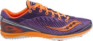 Womens Saucony Kilkenny XC5 Flat   Purple/Vizipro Orange Running Shoes