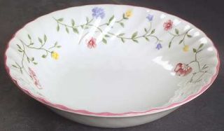 Johnson Brothers Summer Chintz (Made In England/Earthenw) Coupe Soup Bowl, Fine