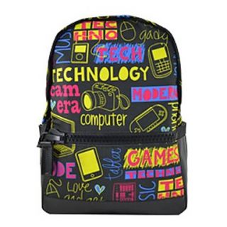 Mens Classic Digital Product Printing Waterproof Backpack Bag