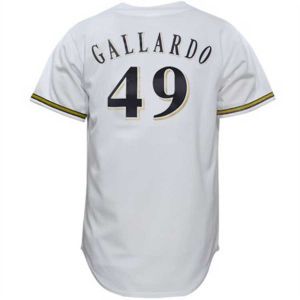 Milwaukee Brewers Yovani Gallardo Majestic MLB Player Replica Jersey