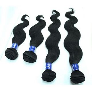 Cheap 4A Virgin Brazilian Hair Weaving Body Wave 100% Human Hair Extension 18inches
