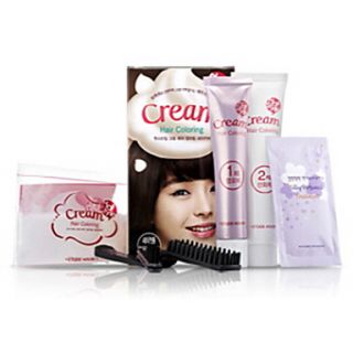 [Etude House] Hot Style Cream Hair Coloring Gray Coverage #Blackish Brown 100g