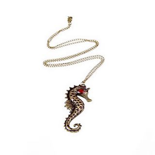 Miss hippocampus new winter long sweater European and American retro necklace chain (random color)