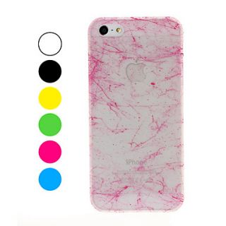 Classic Silk Print Design with Fluorescent Light Plastic Hard Case for iPhone 5/5S