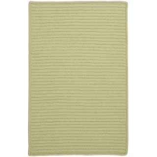 Nantucket Reversible Braided Indoor/Outdoor Rectangular Rugs, Celery (Green)