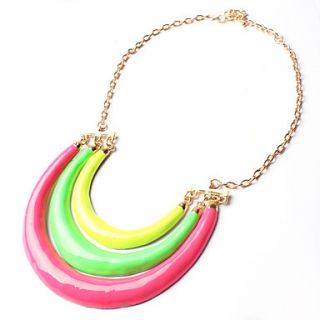 ME Gold Plate Colorful Necklace